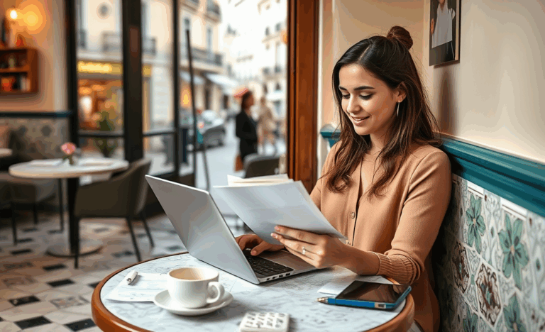 Imagem de um freelancer a solicitar crédito rápido no computador.