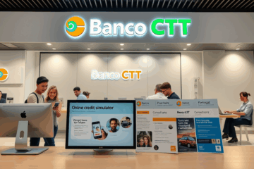 Imagem representando o processo de solicitação de crédito no Banco CTT