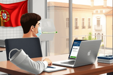 Imagem mostrando um cliente usando o aplicativo BPI para solicitar crédito digital.