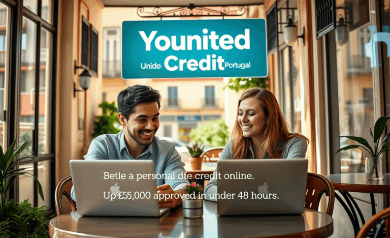 Representação de um processo de crédito online simplificado pelo Younited Credit Portugal.