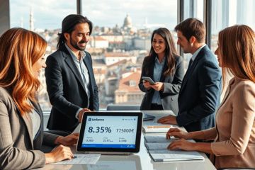 Imagem de cliente satisfeito com o crédito pessoal Unibanco