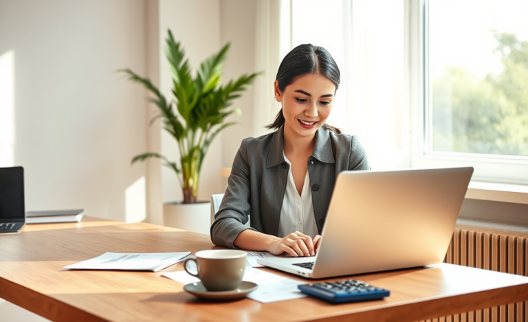 Imagem ilustrativa de um empréstimo online fácil com processos simples e taxas reduzidas.